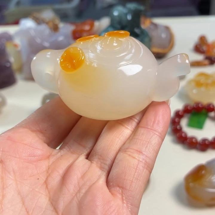 玛瑙/玉髓未镶嵌吊坠(不含链)