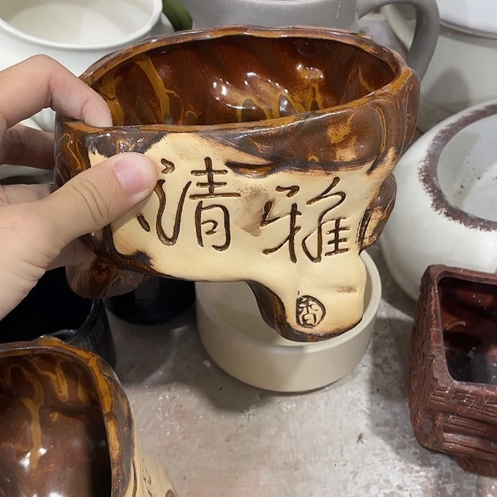 陶瓷花盆全场12包邮