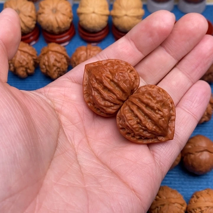 文玩核桃把件红桃A