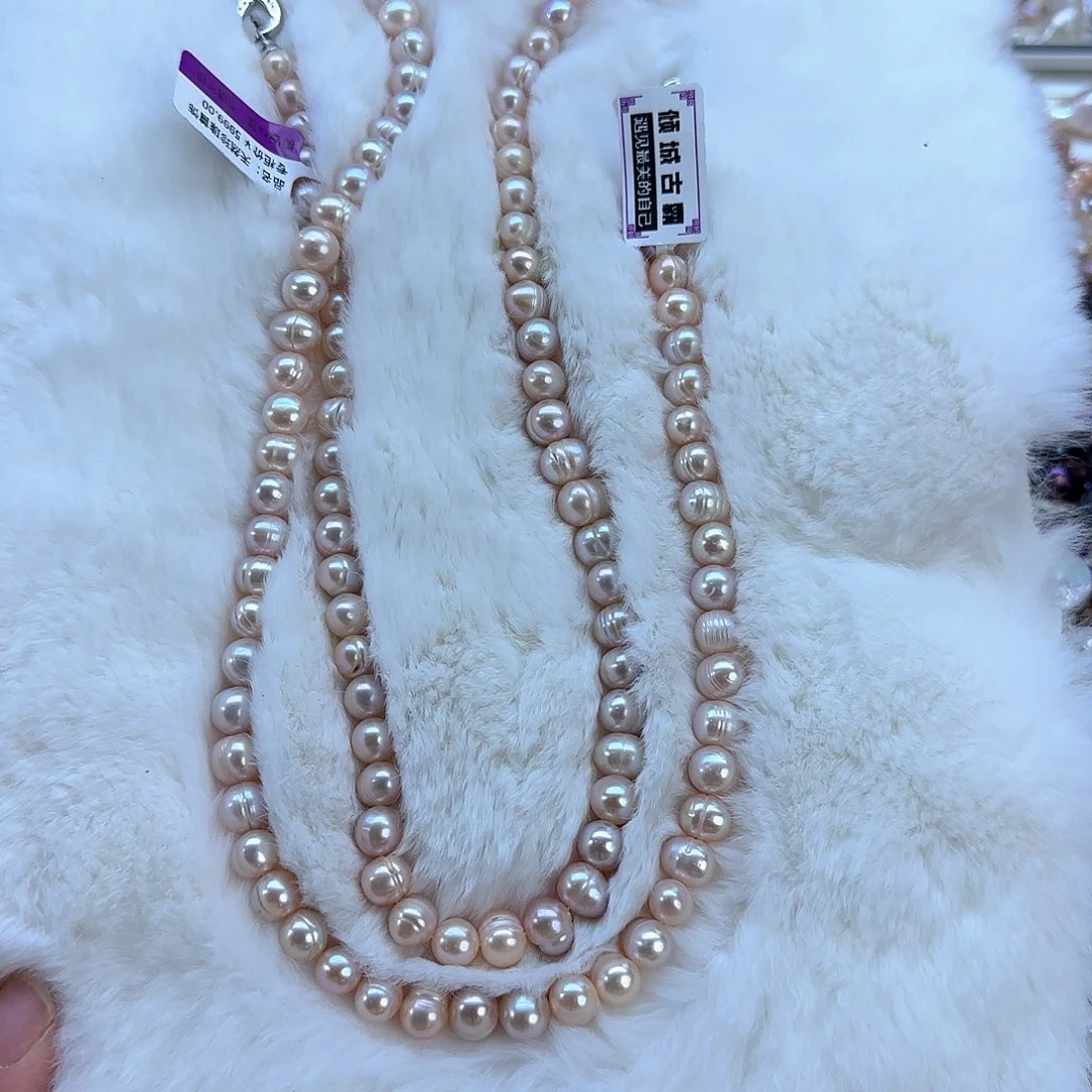 未镶嵌项链定制多样性发货发其一513淡水珍珠