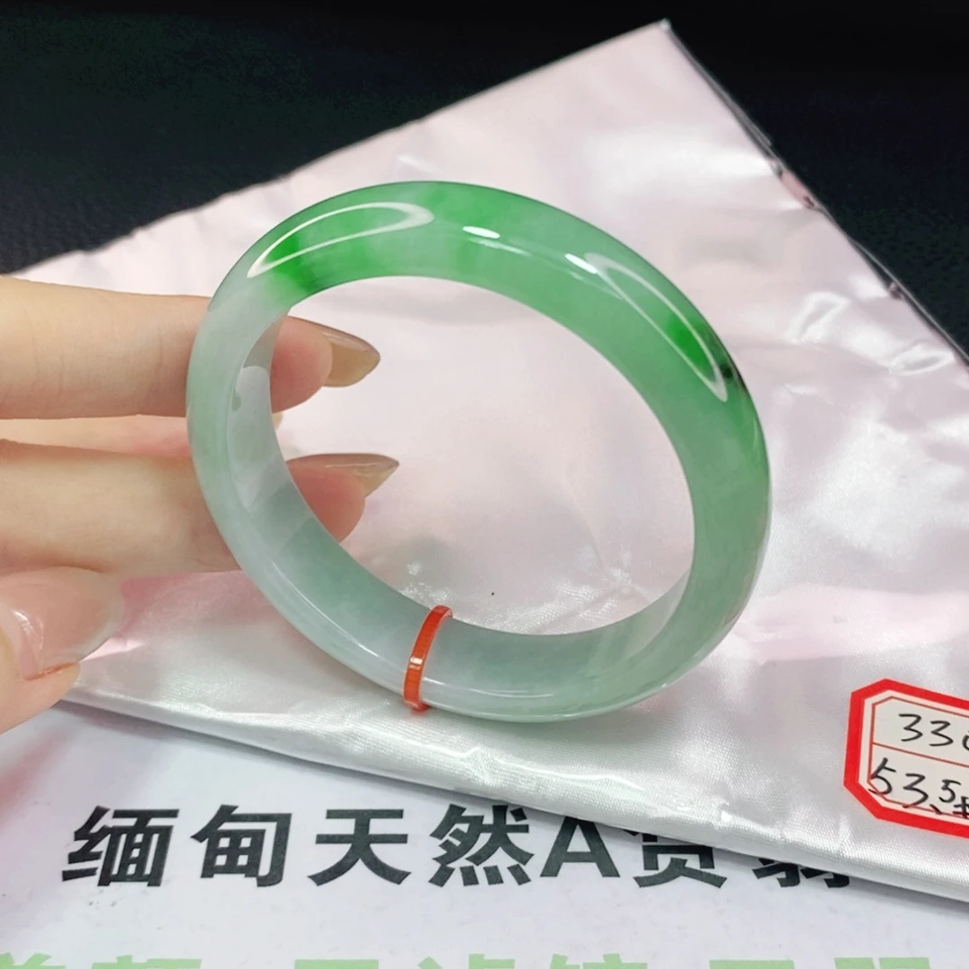 未镶嵌手镯翡翠53.5正圈