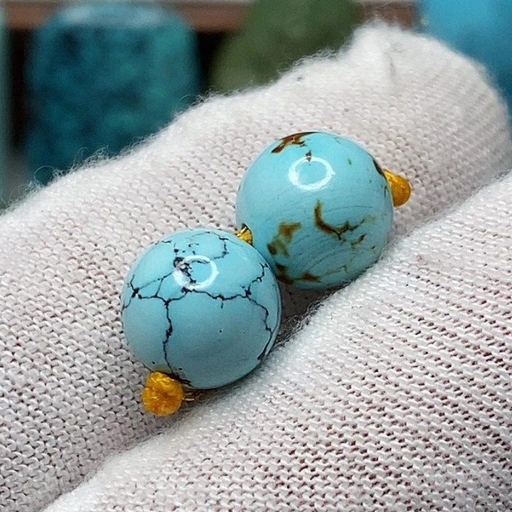 绿松石未镶嵌天然原矿 地大质检