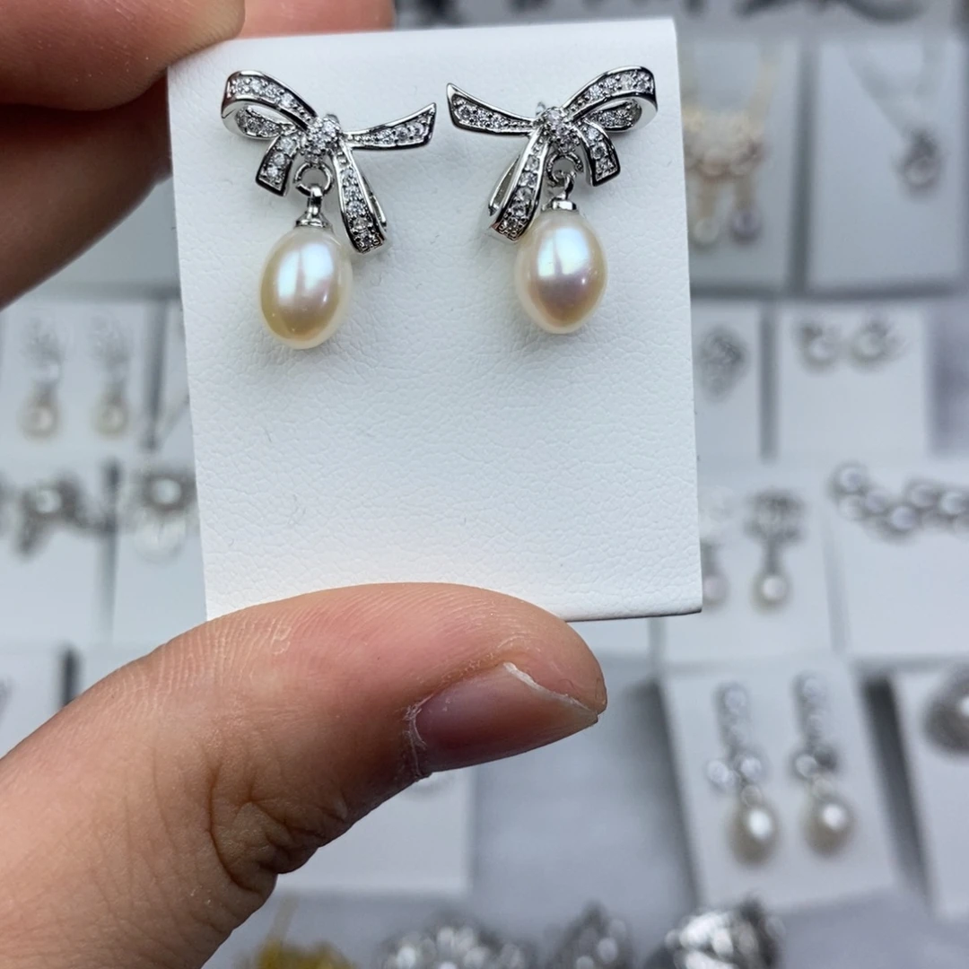 耳饰未镶嵌淡水珍珠