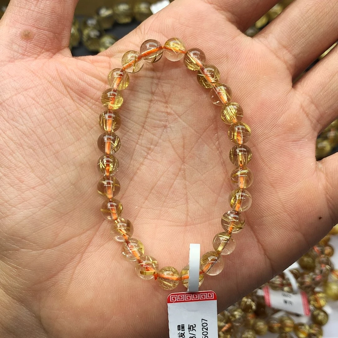 水晶手链未镶嵌钛晶7