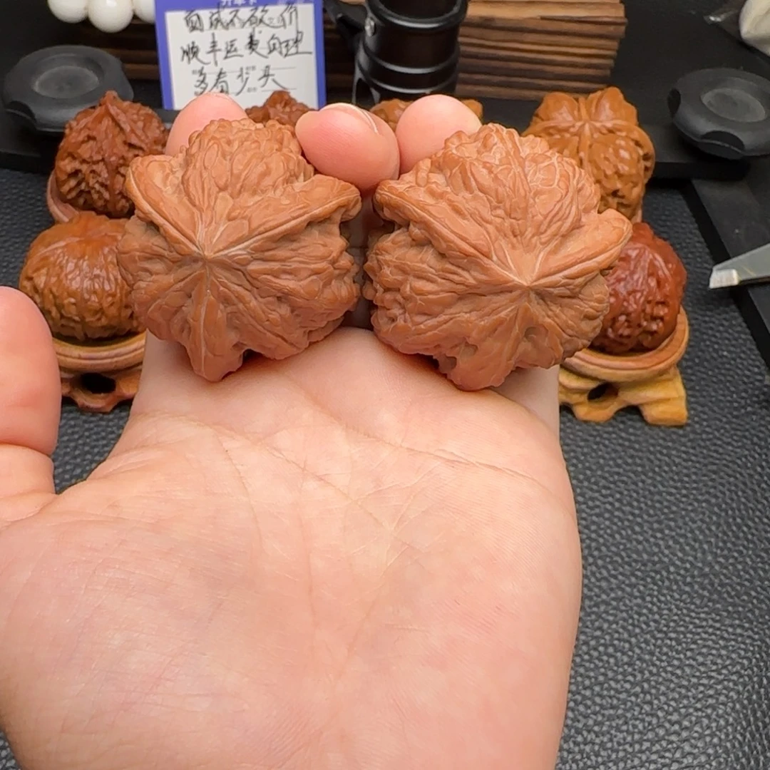 把件文玩核桃平谷凹底 40尺寸