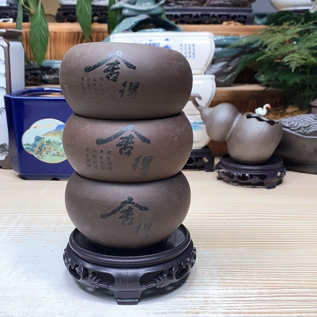 紫砂花盆陶瓷艺术花盆陶瓷