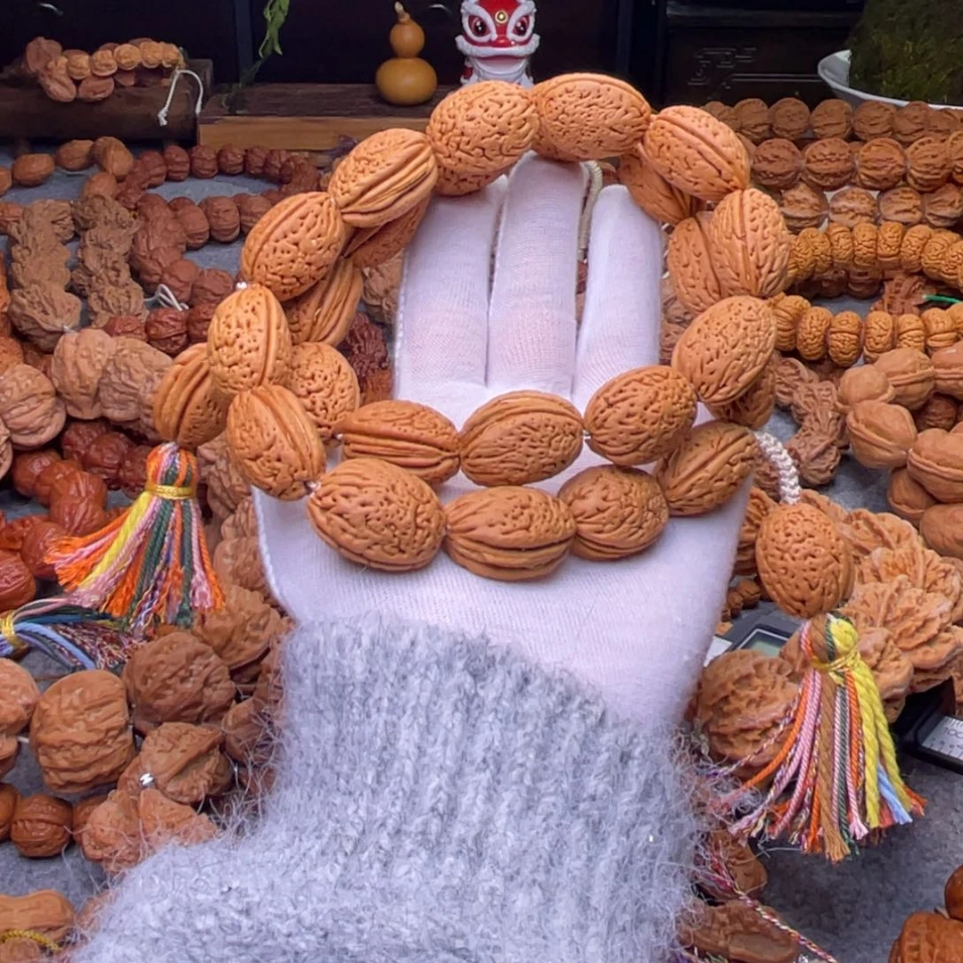 文玩核桃吊坠桃核钱袋子