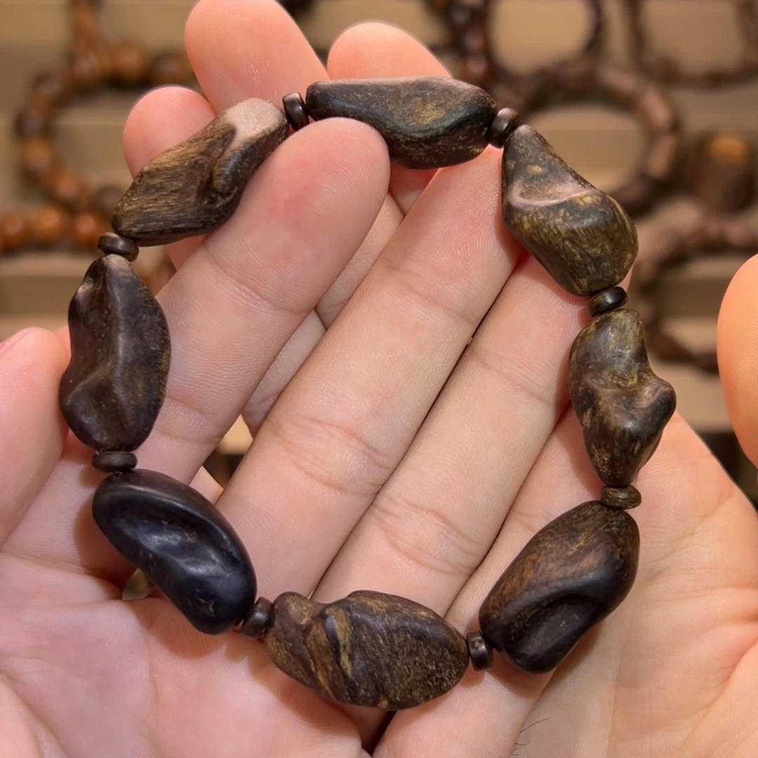 沉香手串达拉干留疤随行18.92克