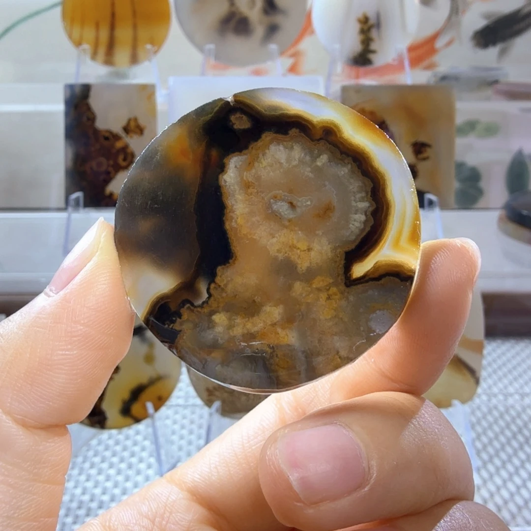 玛瑙/玉髓未镶嵌吊坠(不含链)62
