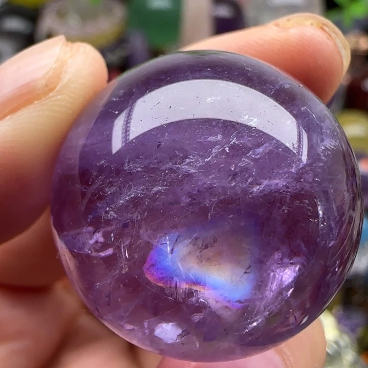 未镶嵌珠宝半成品水晶2.73厘米