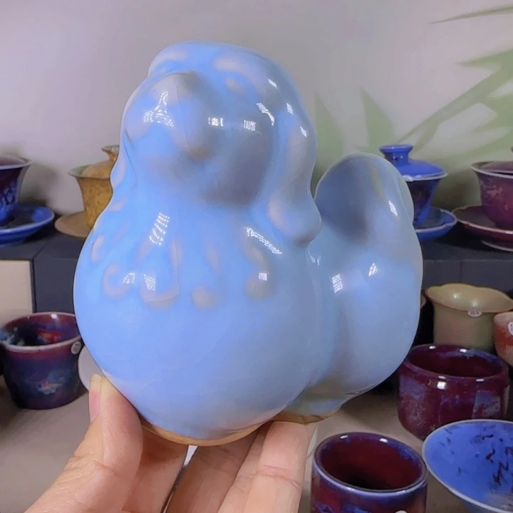 杯子陶钧瓷小狗精品系列