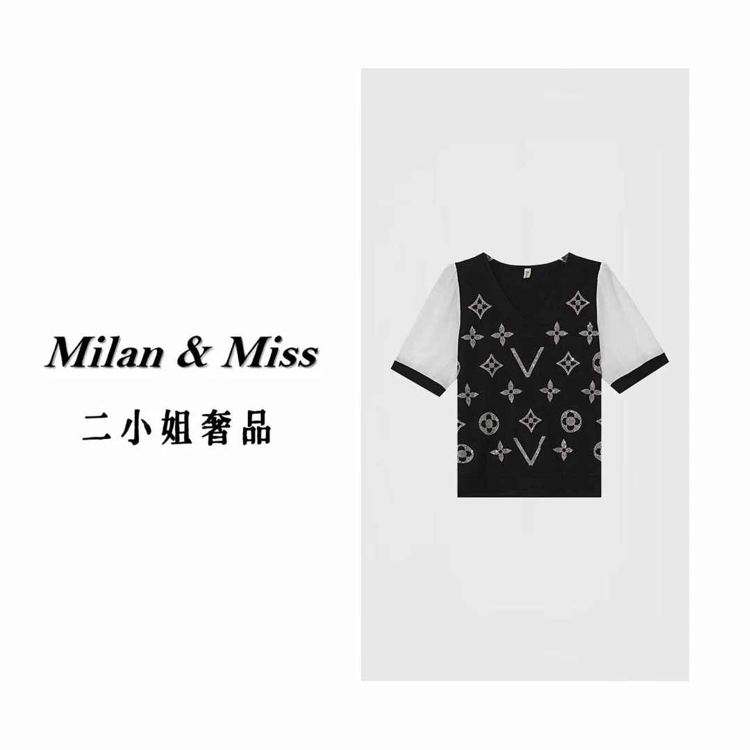 A79151新款洋气百搭休闲短袖