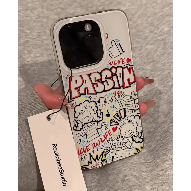 欧克里里人生需要passion适用iPhone16手机壳华为vivo小米15oppo
