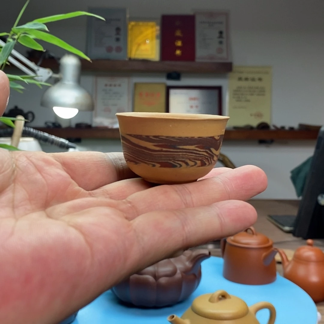 【闪购商品】茶壶段泥绞泥主人杯:30CC:精工:半手