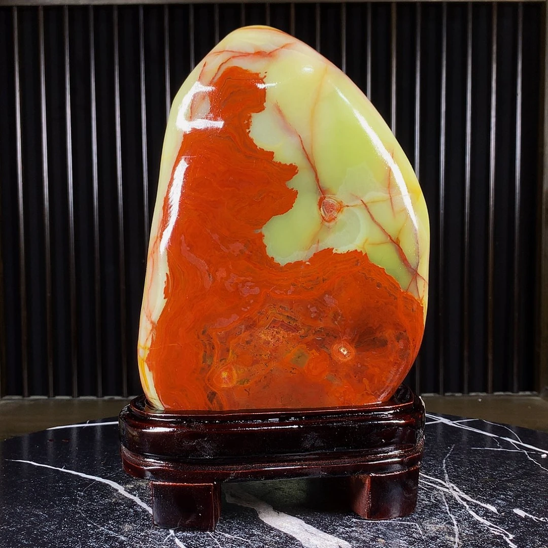 石材28×18古青原石摆件