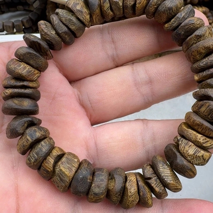 追***梦沉香手串乌身手串17克加