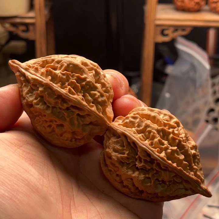 文玩核桃把件楸大胖83