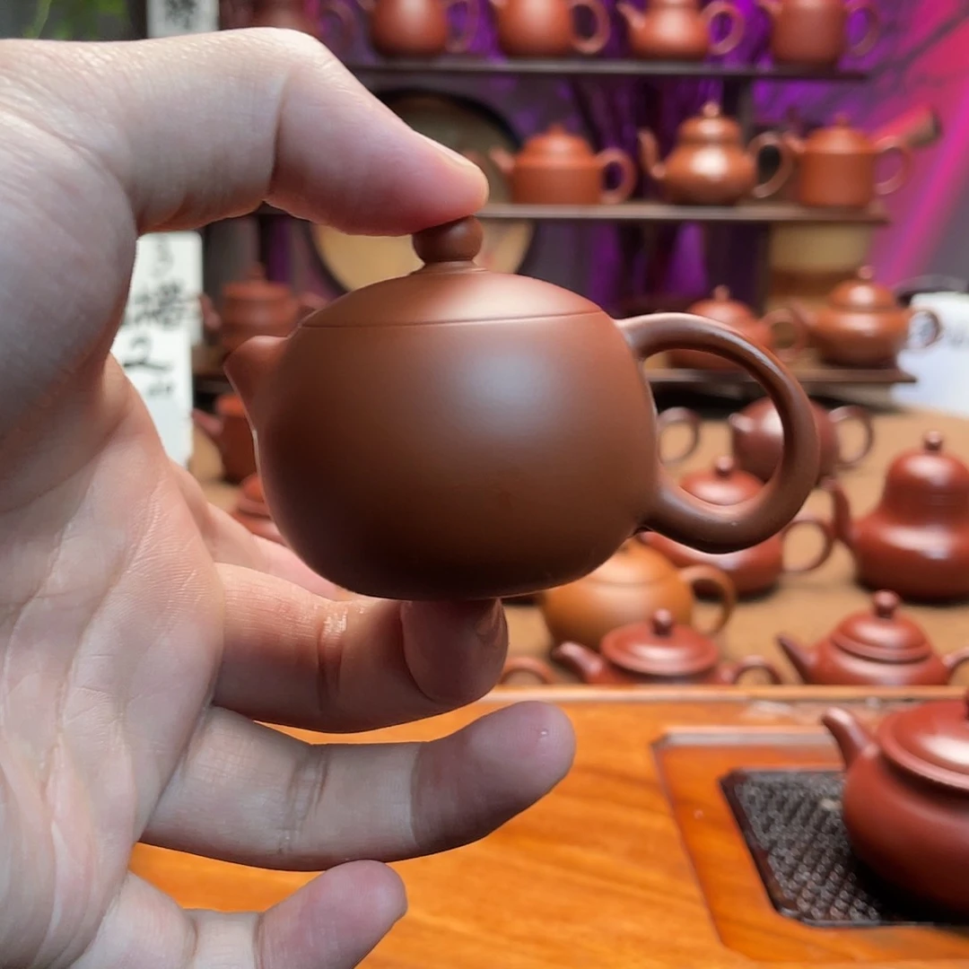 紫砂茶壶识****狗超薄西施55cc