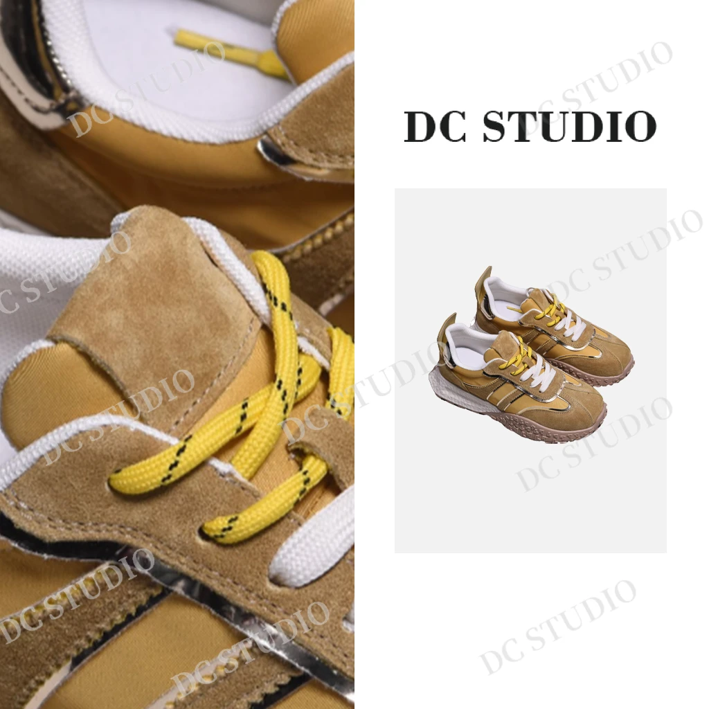 DC STUDIO【漫不经心】2025早春新款四季时尚百搭ins厚底女士休闲鞋