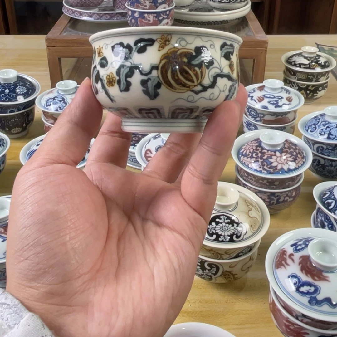 景德镇手工手绘茶具