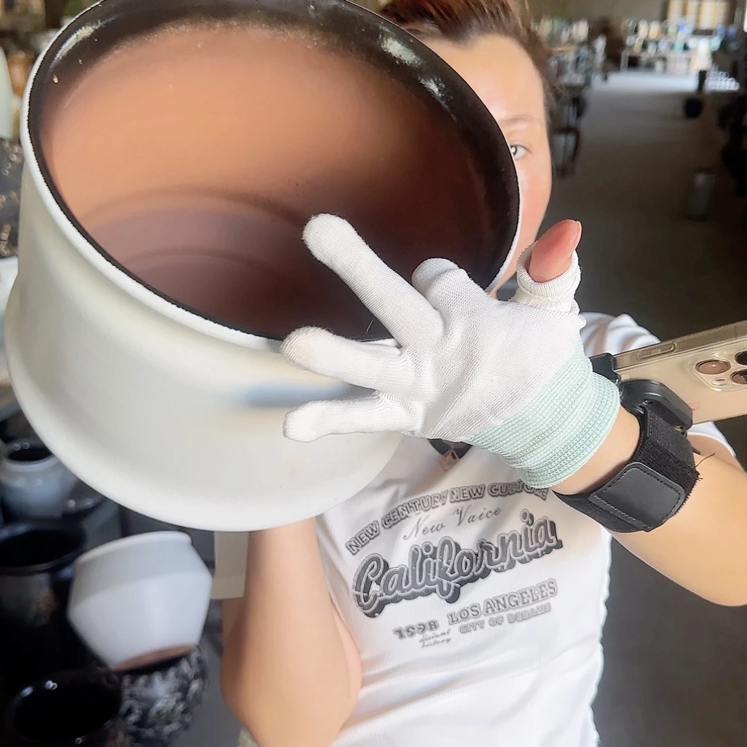 紫砂花盆王嫂花盆0825-108高24口25