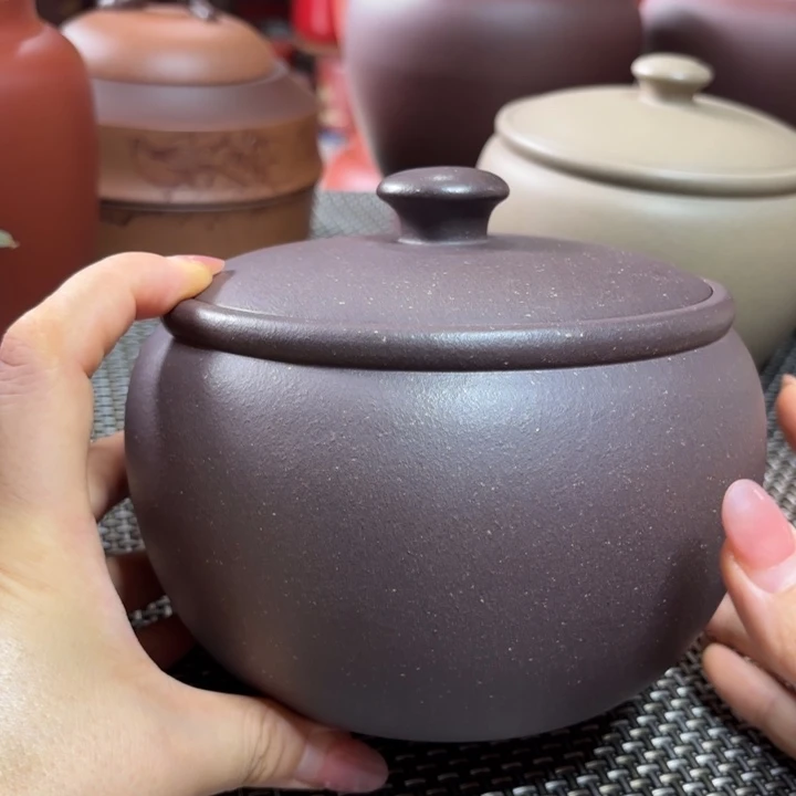 紫砂茶叶罐中高端紫砂茶叶罐