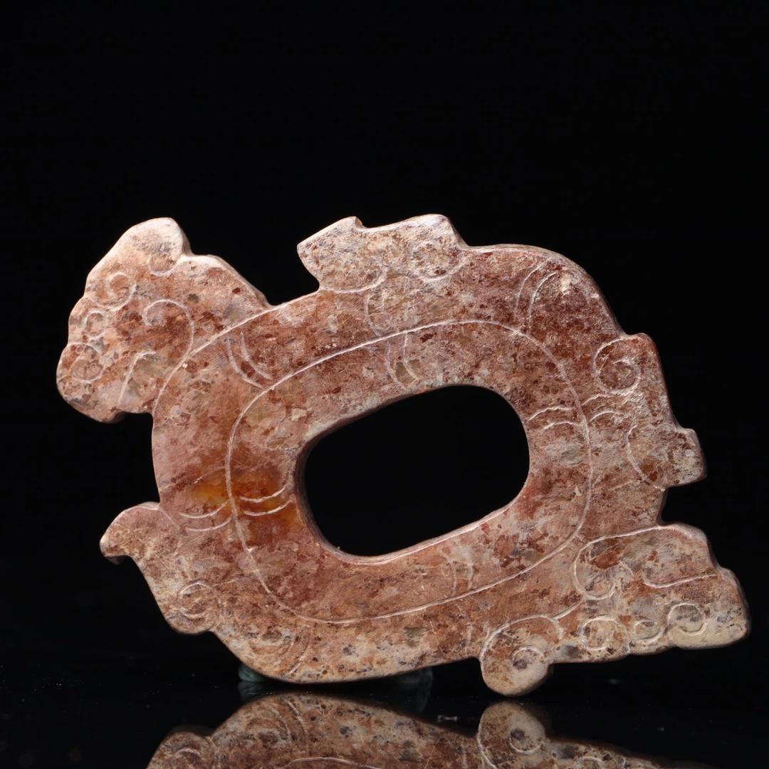 明代和田玉双龙佩-NX