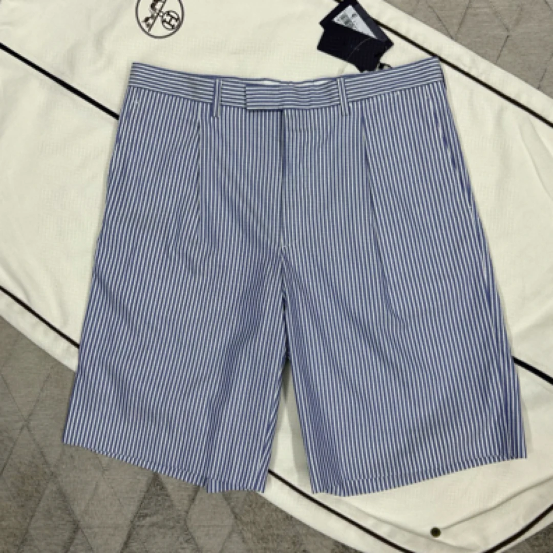 未使用 Prada/普拉达 133426 条纹短裤
