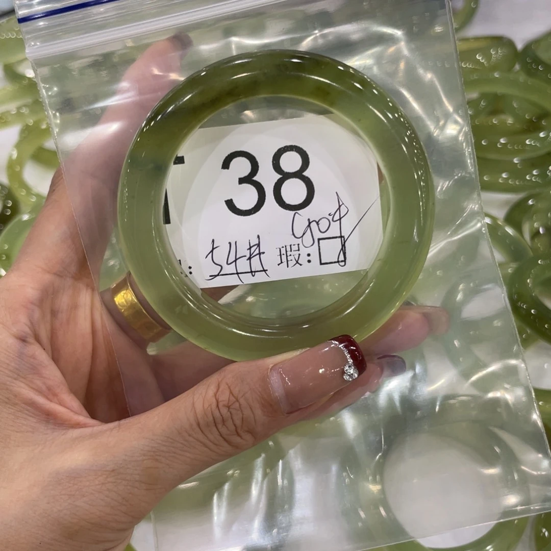 蛇纹石玉未镶嵌手镯小*