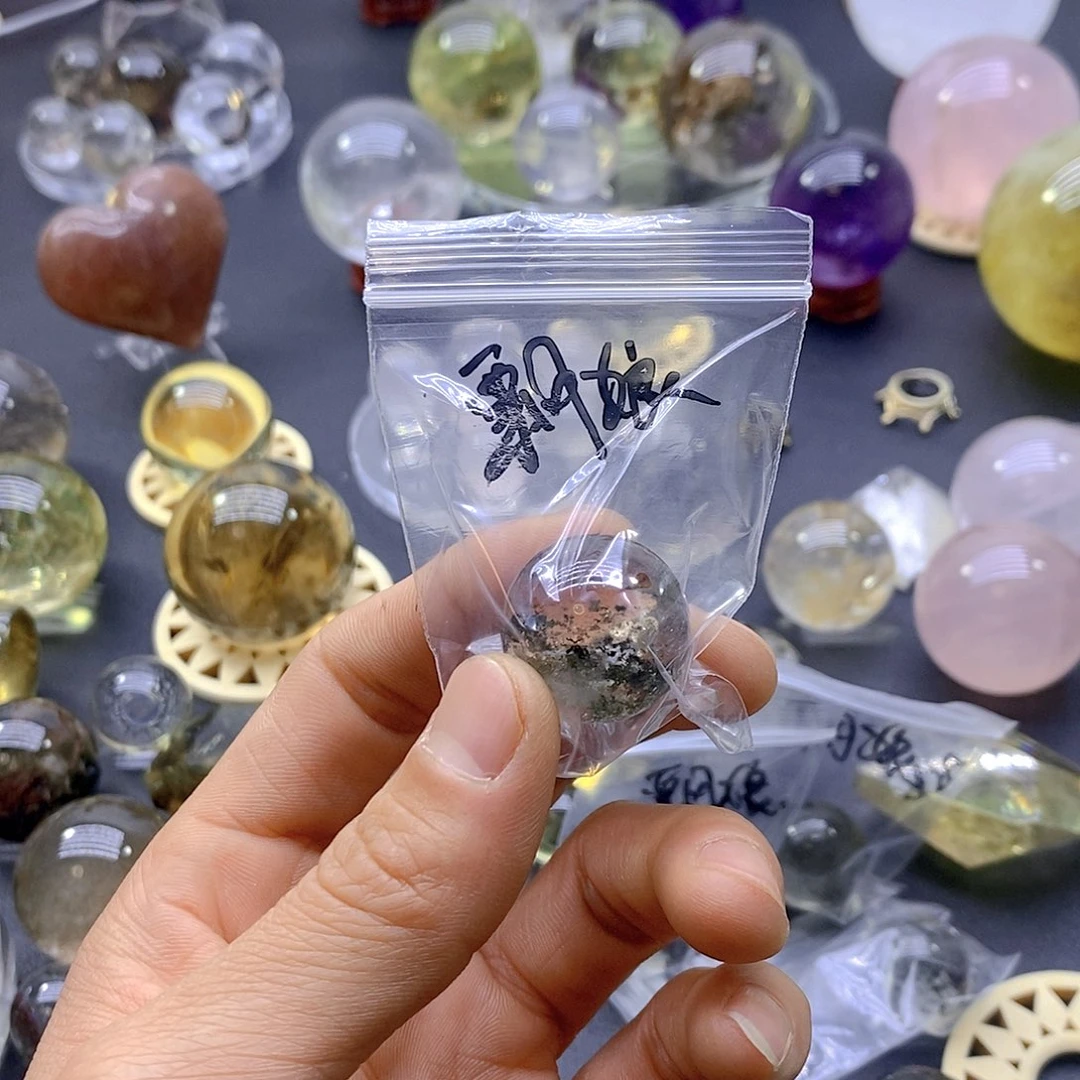 水晶幽灵球未镶嵌飘**酱