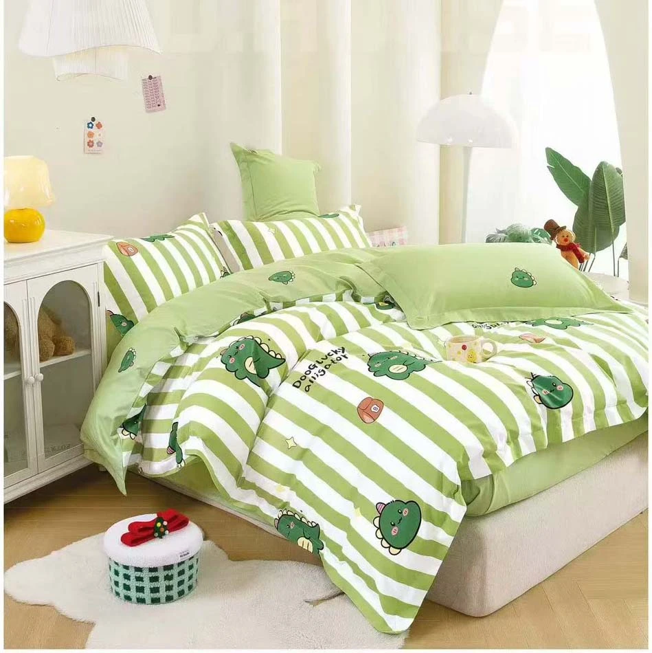 帛纳家纺高密度柔光棉纯棉床品（小龙）斜纹