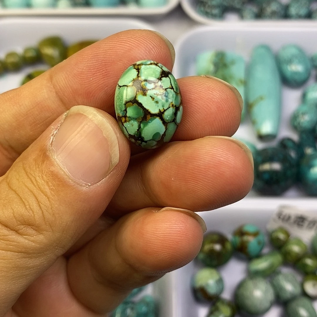 未镶嵌高瓷特色网花戒面