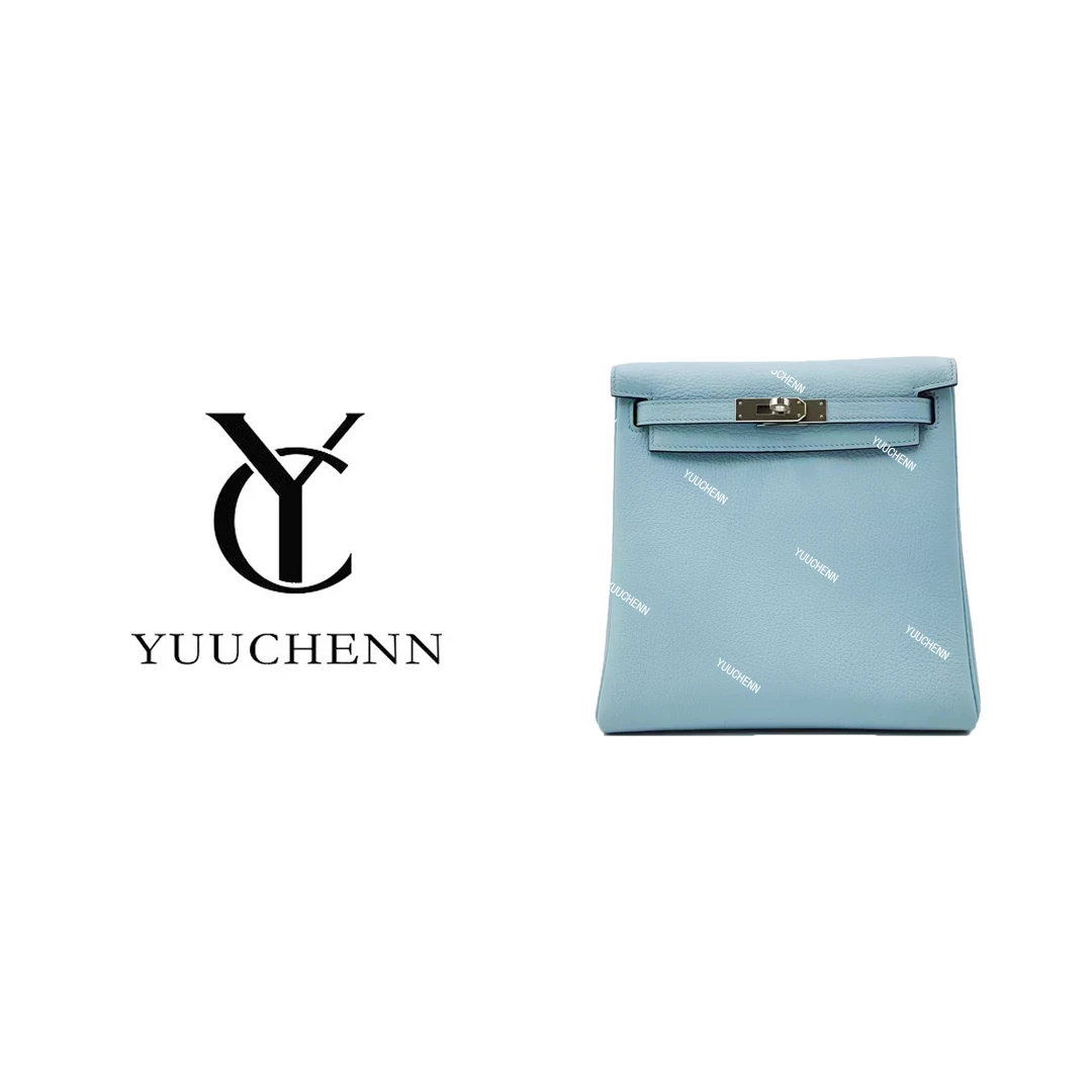 YUUCHENN【手工定制】22cm 原创设计高定真皮包 HH2438