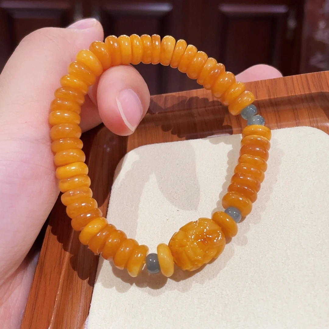 手链蜜蜡未镶嵌手串