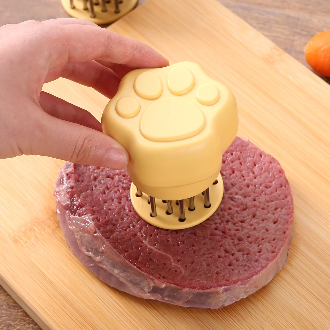 戳肉针不锈钢松肉神器厨房敲大排锤肉类扎孔入味器猪皮扣肉扎孔针