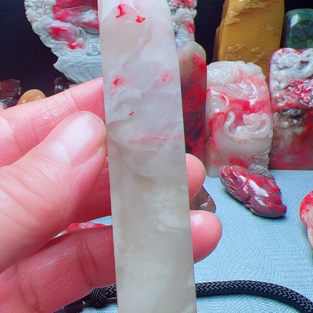 鸡血石鸡血石印章
