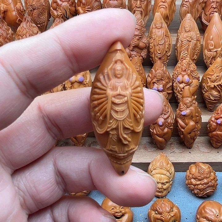 橄榄核吊坠20观音