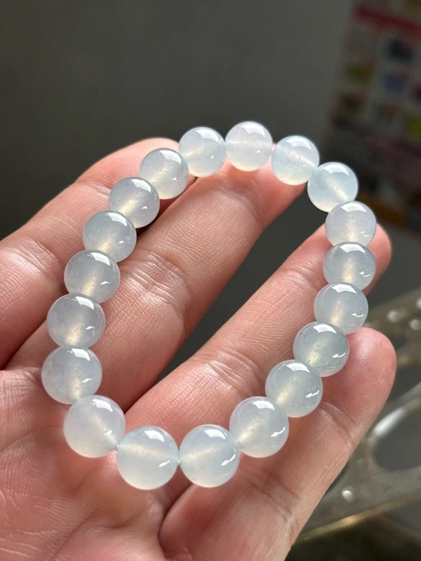 缅甸翡翠冰杠卡10 19粒