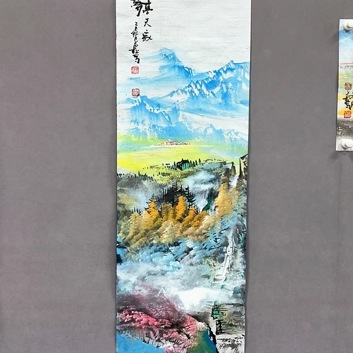 国画亲笔手绘放心去藏