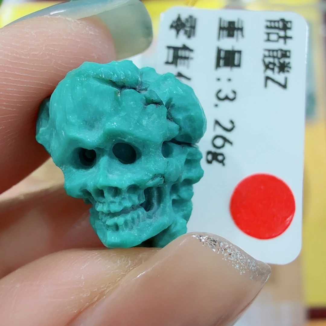 未镶嵌绿松石珠宝奇石
