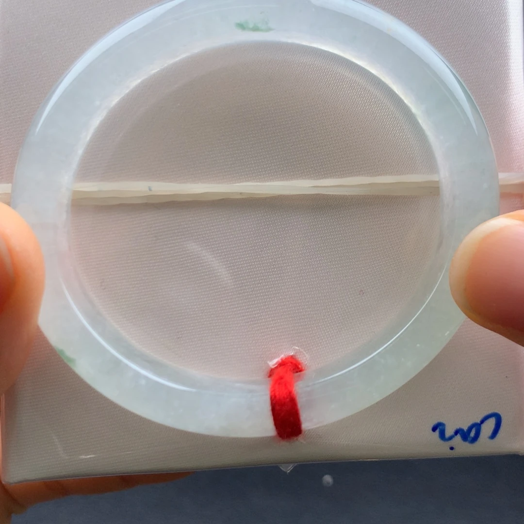 翡翠未镶嵌手镯冰飘花