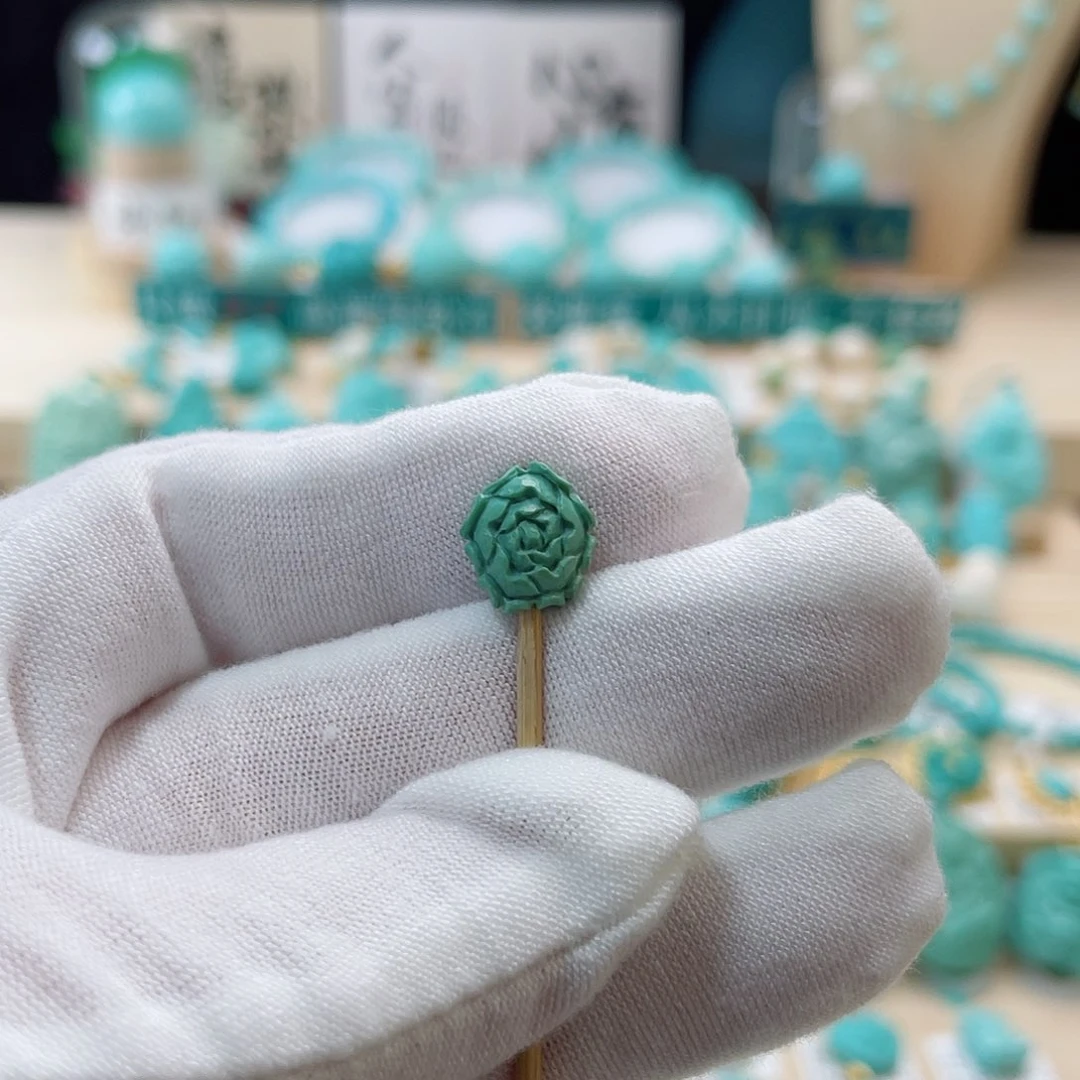 绿松石珠宝奇石未镶嵌