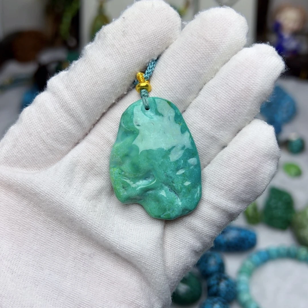 绿松石珠宝奇石未镶嵌