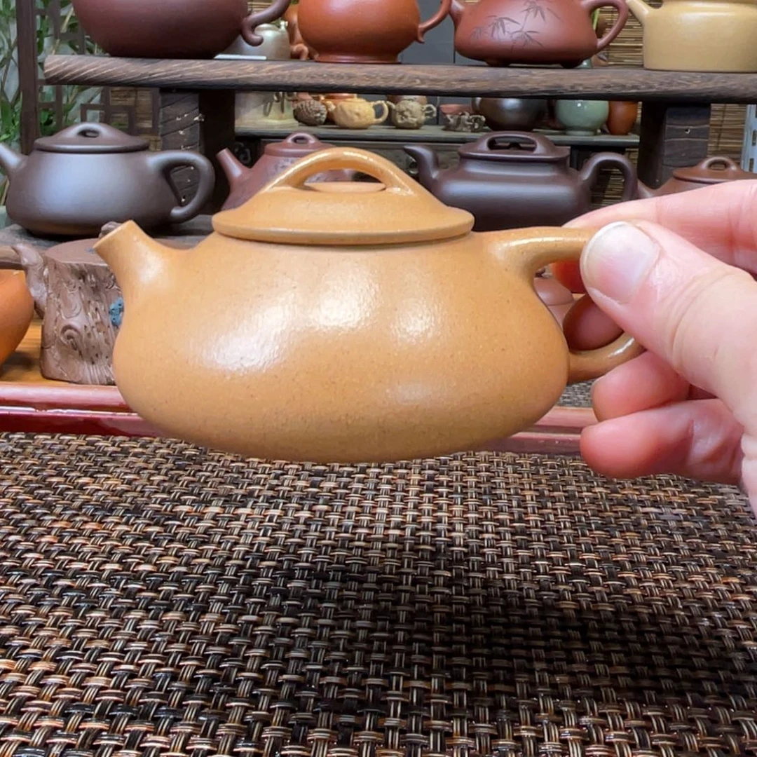 茶壶紫砂宜兴原矿紫砂手工制120
