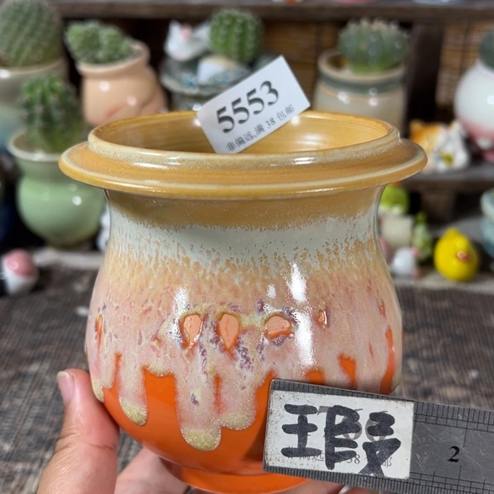 口8 手工花盆满30包邮