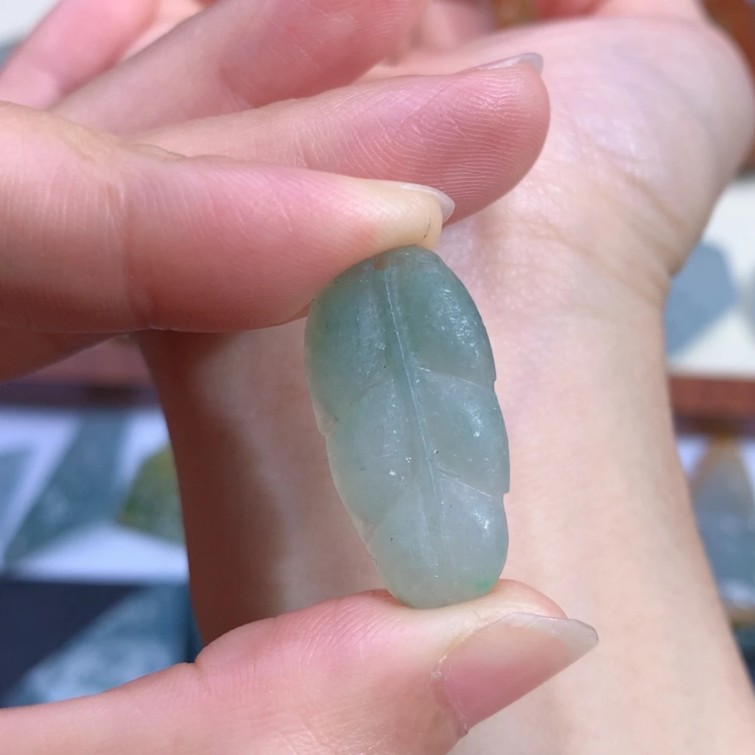 定制翡翠未镶嵌天然缅甸翡翠包抛光