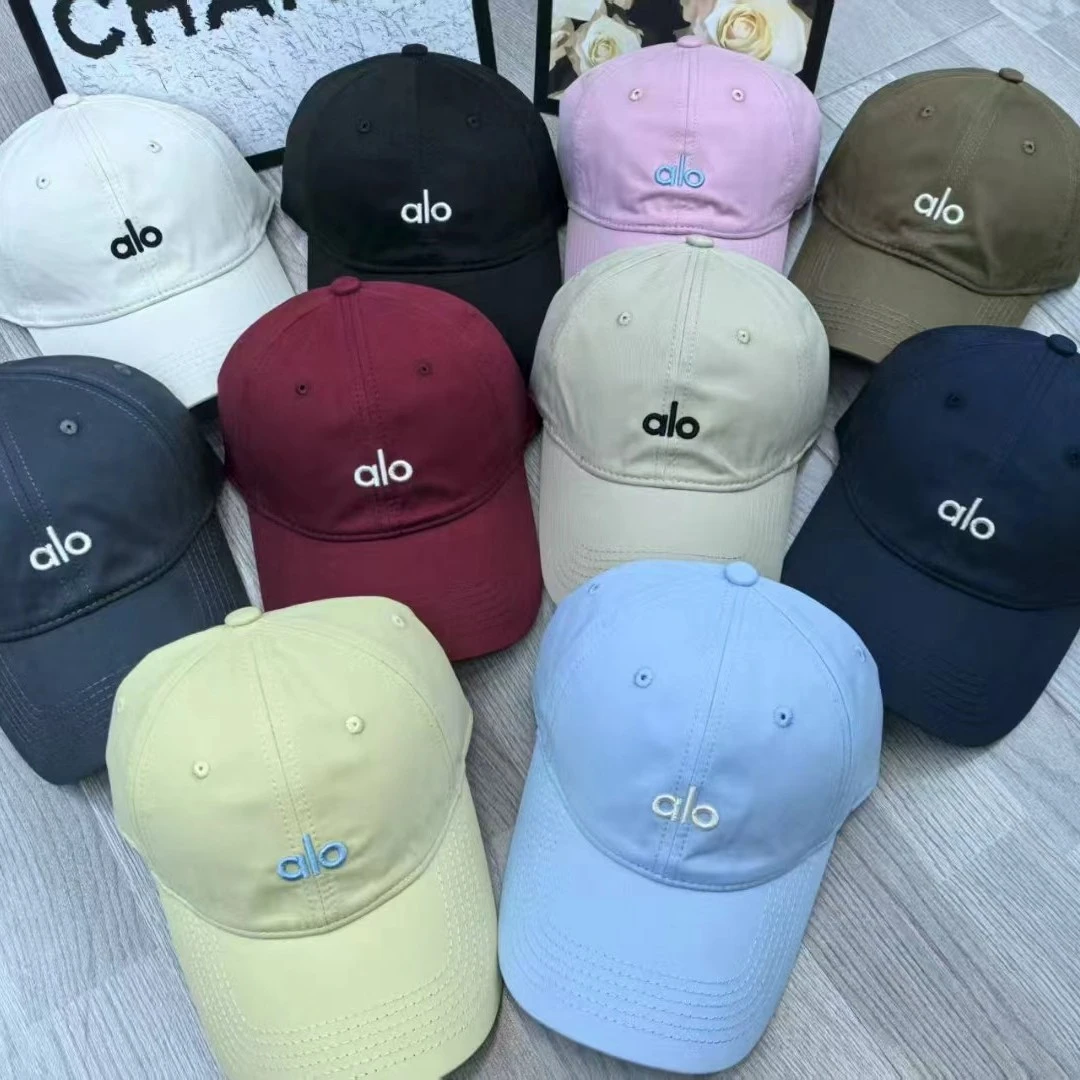 alo帽子立体字母刺绣棒球帽男女时尚休闲百搭户外出游遮阳鸭舌帽
