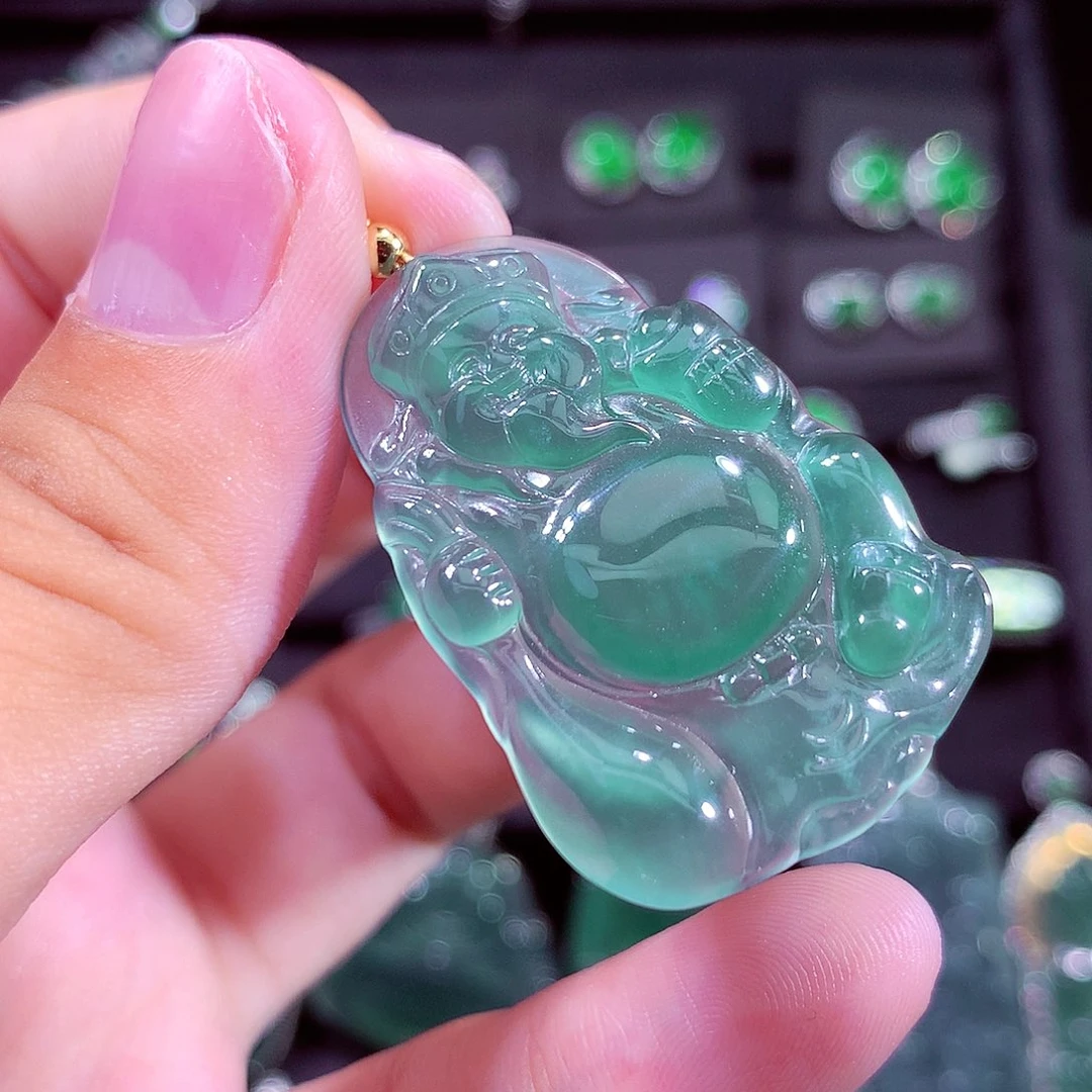 颈饰未镶嵌翡翠挂件