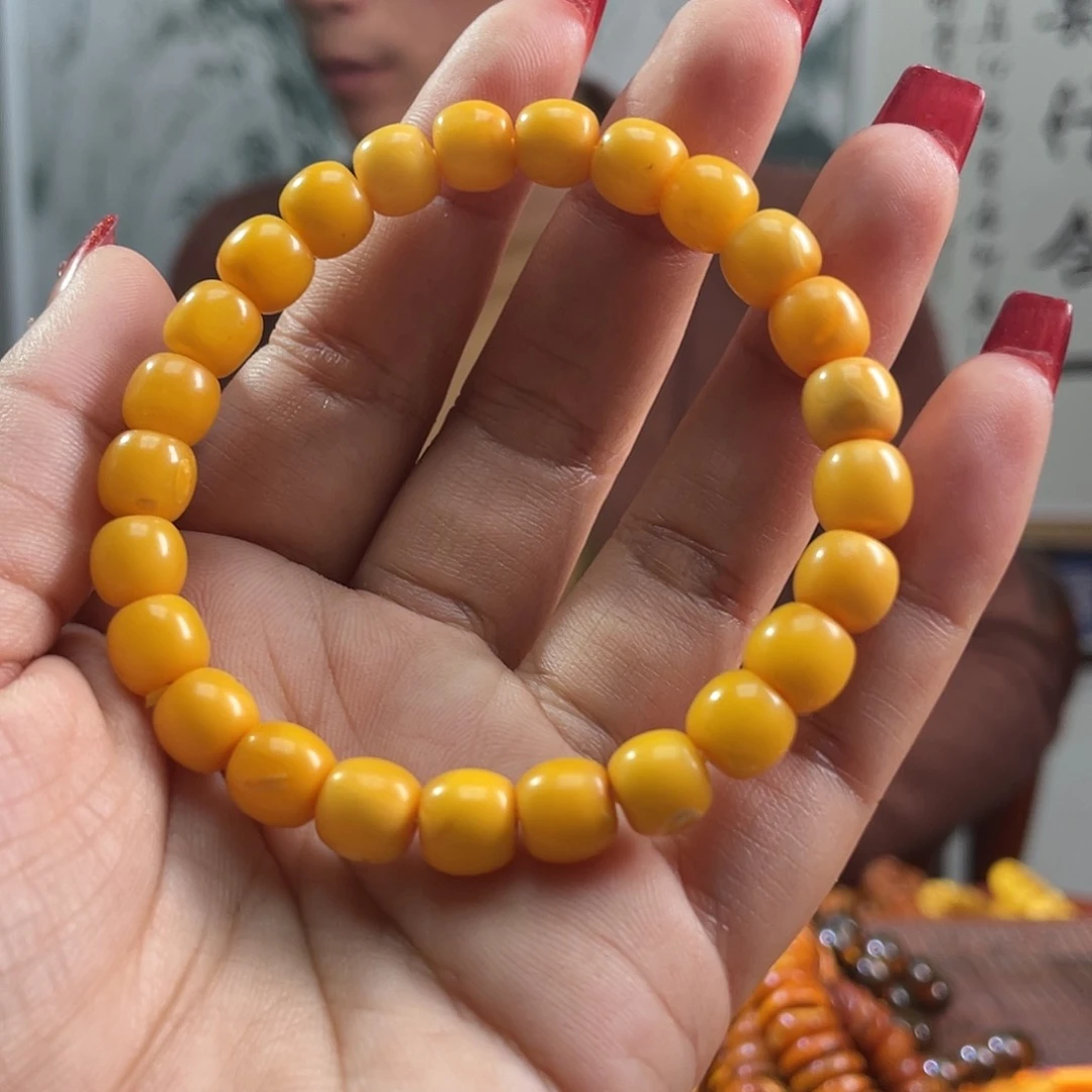 琥珀手链未镶嵌琥珀蜜蜡07
