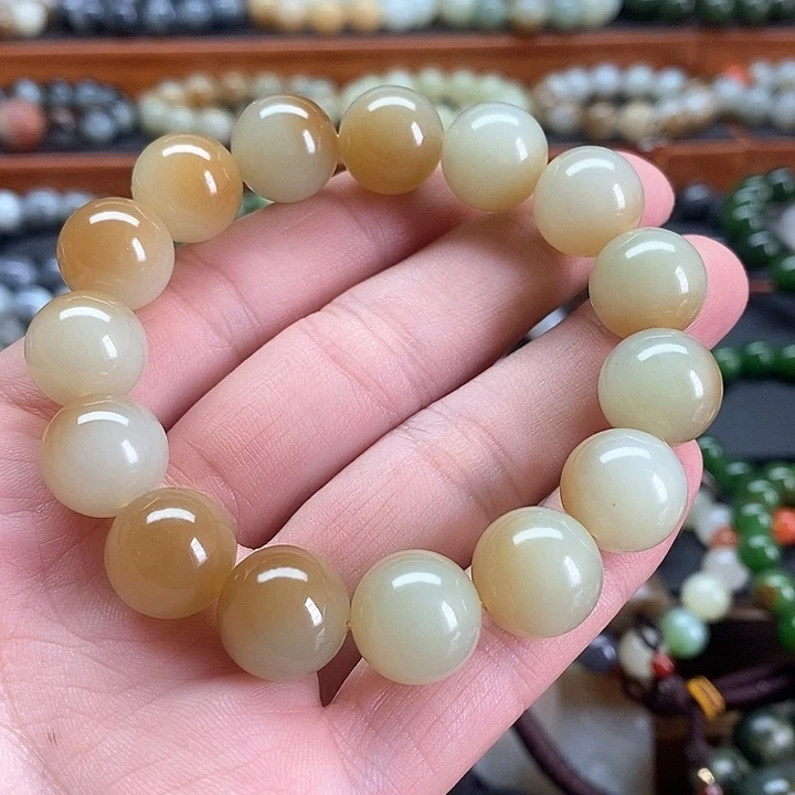 未镶嵌手链和田玉简*